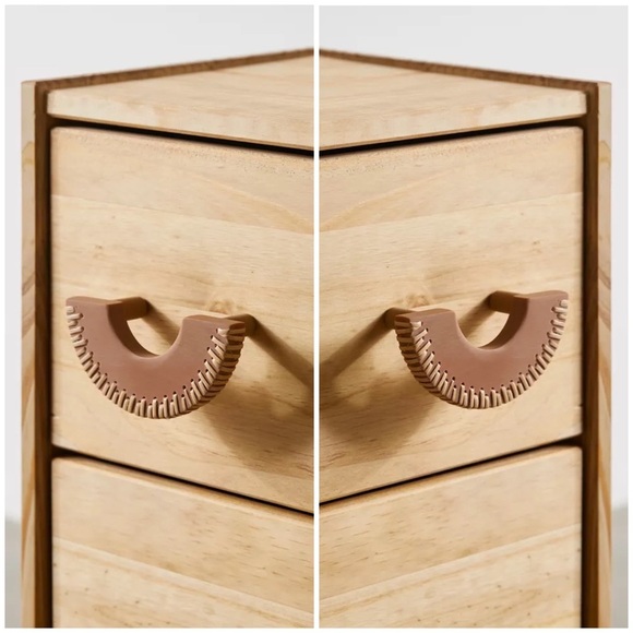 Set of 2 Anneli Bohemian Boho Arched Drawer Pull - Picture 1 of 3